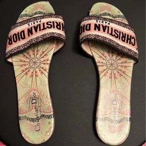 Christian Dior Slides WITH BOX & DUST BAG